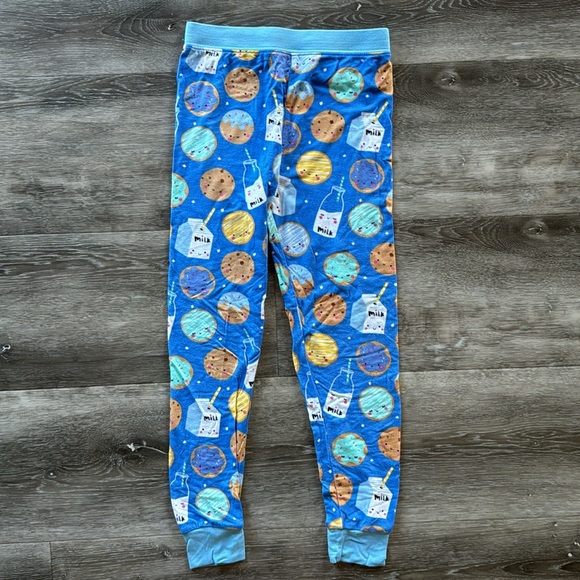 Little Sleepies Blue Cookies and Milk Two Piece Pajama Set - Picture 3 of 3